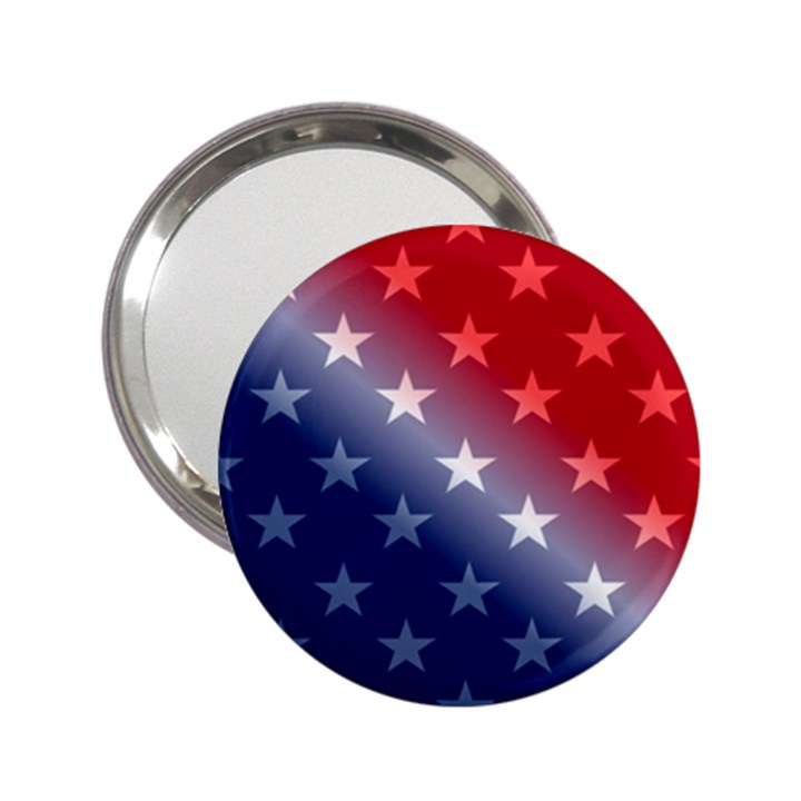 America Patriotic Red White Blue 2.25  Handbag Mirrors