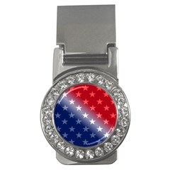 America Patriotic Red White Blue Money Clips (cz)  by Celenk