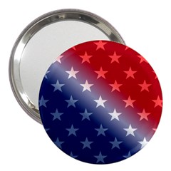 America Patriotic Red White Blue 3  Handbag Mirrors by Celenk