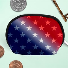 America Patriotic Red White Blue Accessory Pouches (medium)  by Celenk