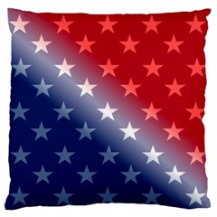 America Patriotic Red White Blue Standard Flano Cushion Case (one Side) by Celenk