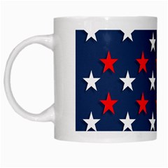 Patriotic Colors America Usa Red White Mugs by Celenk