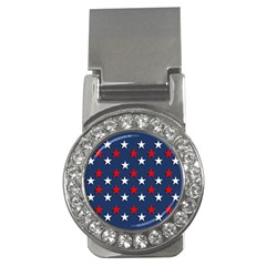 Patriotic Colors America Usa Red Money Clips (cz)  by Celenk