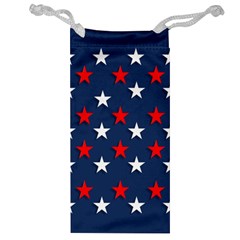 Patriotic Colors America Usa Red Jewelry Bag by Celenk