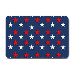 Patriotic Colors America Usa Red Small Doormat  by Celenk