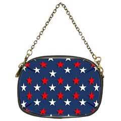 Patriotic Colors America Usa Red Chain Purses (one Side)  by Celenk