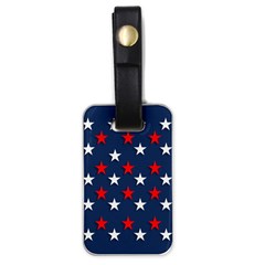 Patriotic Colors America Usa Red Luggage Tags (one Side)  by Celenk