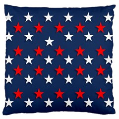 Patriotic Colors America Usa Red Large Cushion Case (one Side) by Celenk