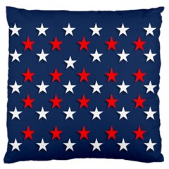 Patriotic Colors America Usa Red Standard Flano Cushion Case (one Side) by Celenk