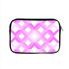 Geometric Chevrons Angles Pink Apple Macbook Pro 15  Zipper Case by Celenk