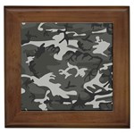 Camouflage Pattern Disguise Army Framed Tiles Front