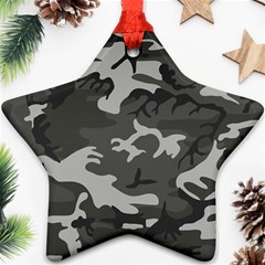 Camouflage Pattern Disguise Army Ornament (star) by Celenk