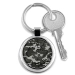 Camouflage Pattern Disguise Army Key Chains (Round)  Front