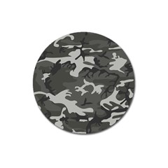 Camouflage Pattern Disguise Army Magnet 3  (round) by Celenk