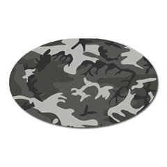 Camouflage Pattern Disguise Army Oval Magnet by Celenk