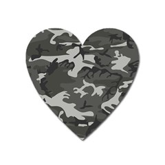 Camouflage Pattern Disguise Army Heart Magnet by Celenk