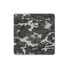 Camouflage Pattern Disguise Army Square Magnet by Celenk