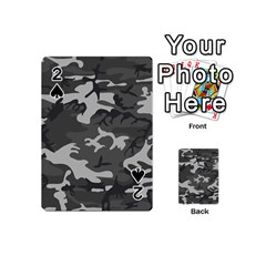 Camouflage Pattern Disguise Army Playing Cards 54 (mini)  by Celenk