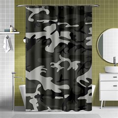 Camouflage Pattern Disguise Army Shower Curtain 48  X 72  (small)  by Celenk