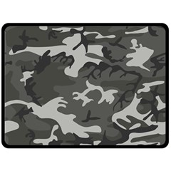 Camouflage Pattern Disguise Army Double Sided Fleece Blanket (large)  by Celenk