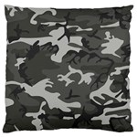 Camouflage Pattern Disguise Army Large Flano Cushion Case (Two Sides) Front