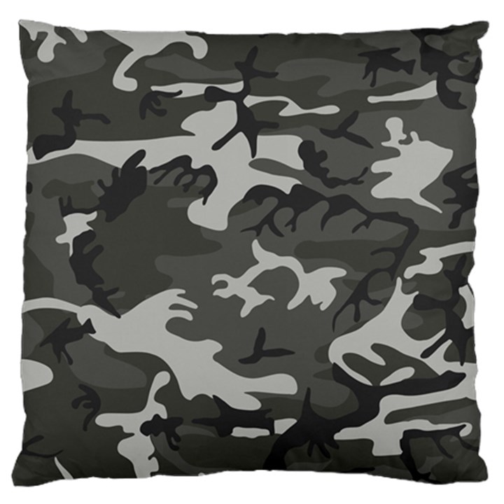 Camouflage Pattern Disguise Army Large Flano Cushion Case (Two Sides)