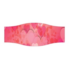 Pink Hearts Pattern Stretchable Headband by Celenk