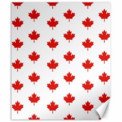 Maple Leaf Canada Emblem Country Canvas 20  X 24   by Celenk