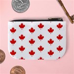 Maple Leaf Canada Emblem Country Mini Coin Purses Back