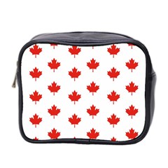 Maple Leaf Canada Emblem Country Mini Toiletries Bag 2-side by Celenk