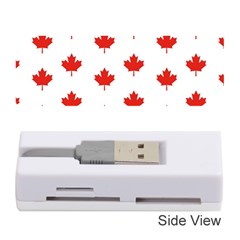 Maple Leaf Canada Emblem Country Memory Card Reader (stick)  by Celenk