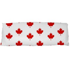 Maple Leaf Canada Emblem Country Body Pillow Case Dakimakura (two Sides) by Celenk