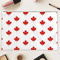 Maple Leaf Canada Emblem Country Cosmetic Bag (XXL) 