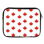 Maple Leaf Canada Emblem Country Apple iPad 2/3/4 Zipper Cases Front