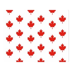 Maple Leaf Canada Emblem Country Double Sided Flano Blanket (large)  by Celenk