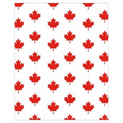 Maple Leaf Canada Emblem Country Drawstring Bag (small) by Celenk