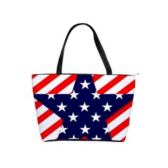 Patriotic Usa Stars Stripes Red Shoulder Handbags by Celenk