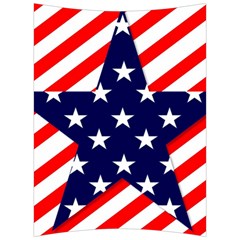 Patriotic Usa Stars Stripes Red Back Support Cushion