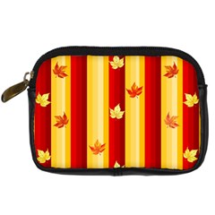 Autumn Fall Leaves Vertical Digital Camera Cases by Celenk