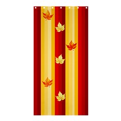 Autumn Fall Leaves Vertical Shower Curtain 36  X 72  (stall)  by Celenk