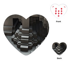 Fractal Render Cube Cubic Shape Playing Cards (heart)  by Celenk