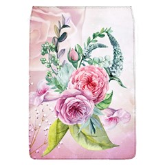 Flowers And Leaves In Soft Purple Colors Flap Covers (l)  by FantasyWorld7