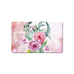 Flowers And Leaves In Soft Purple Colors Magnet (name Card) by FantasyWorld7