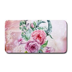 Flowers And Leaves In Soft Purple Colors Medium Bar Mats by FantasyWorld7