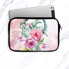 Flowers And Leaves In Soft Purple Colors Apple Ipad Mini Zipper Cases by FantasyWorld7