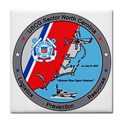 Coast Guard Sector North Carolina  Tile Coasters by Bigfootshirtshop