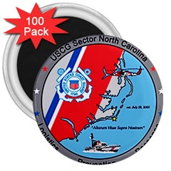 Coast Guard Sector North Carolina  3  Magnets (100 Pack) by Bigfootshirtshop