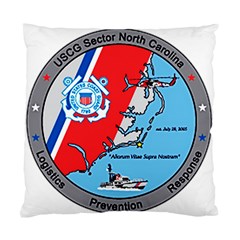 Coast Guard Sector North Carolina  Standard Cushion Case (two Sides) by Bigfootshirtshop