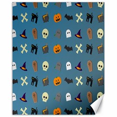 Halloween Cats Pumpkin Pattern Bat Canvas 16  X 20   by Celenk