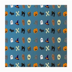 Halloween Cats Pumpkin Pattern Bat Medium Glasses Cloth by Celenk